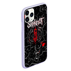 Чехол iPhone 11 Pro матовый Slipknot Rock Слипкнот Музыка Рок Гранж, цвет: 3D-светло-сиреневый — фото 2