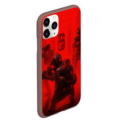 Чехол iPhone 11 Pro матовый RAINBOW SIX SIEGE 6 ОСАДА РАДУГА, цвет: 3D-коричневый — фото 2