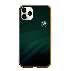 Чехол iPhone 11 Pro матовый GREEN BMW, цвет: 3D-коричневый