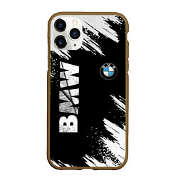 Чехол iPhone 11 Pro матовый BMW GRUNGE БМВ ГРАНЖ, цвет: 3D-коричневый