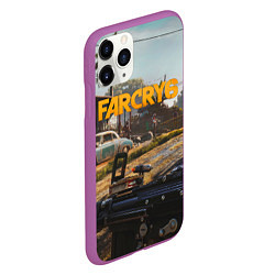 Чехол iPhone 11 Pro матовый Far Cry 6 game art, цвет: 3D-фиолетовый — фото 2