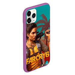 Чехол iPhone 11 Pro матовый Far Cry Dani Rojas, цвет: 3D-фиолетовый — фото 2