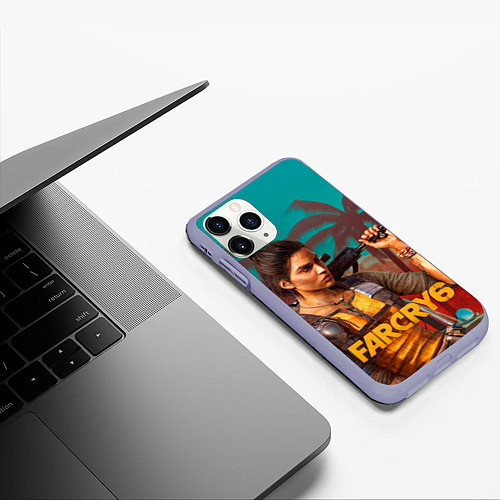 Чехол iPhone 11 Pro матовый Far Cry Dani Rojas / 3D-Светло-сиреневый – фото 3