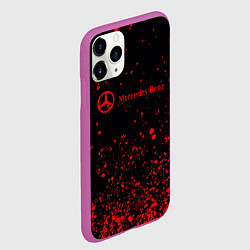 Чехол iPhone 11 Pro матовый Мерседес 115, цвет: 3D-фиолетовый — фото 2