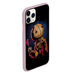 Чехол iPhone 11 Pro матовый Живое Чучело Halloween, цвет: 3D-розовый — фото 2