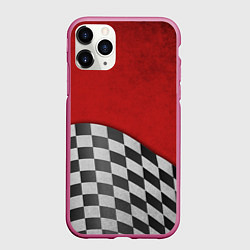 Чехол iPhone 11 Pro матовый Финиш, цвет: 3D-малиновый