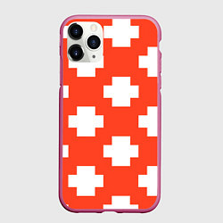 Чехол iPhone 11 Pro матовый Toca Life: Live, цвет: 3D-малиновый