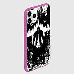 Чехол iPhone 11 Pro матовый ТЁМНЫЕ ДУШИ DARK SOULS, цвет: 3D-фиолетовый — фото 2