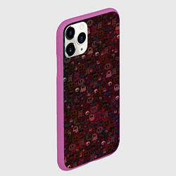 Чехол iPhone 11 Pro матовый Большой хэллоуин, цвет: 3D-фиолетовый — фото 2