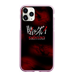 Чехол iPhone 11 Pro матовый Безумный азарт - Kakegurui, цвет: 3D-розовый