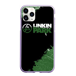 Чехол iPhone 11 Pro матовый Линкин Парк в стиле Гранж Linkin Park, цвет: 3D-светло-сиреневый