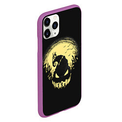 Чехол iPhone 11 Pro матовый Кошмар Джека The Nightmare before Christmas, цвет: 3D-фиолетовый — фото 2