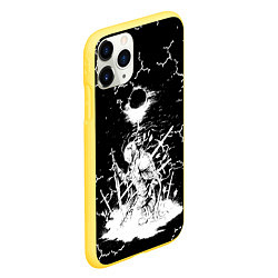 Чехол iPhone 11 Pro матовый Dark souls 2, цвет: 3D-желтый — фото 2
