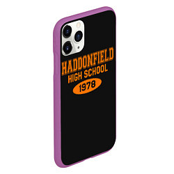 Чехол iPhone 11 Pro матовый Haddonfield High School 1978, цвет: 3D-фиолетовый — фото 2