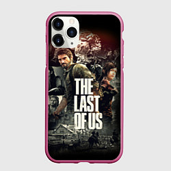 Чехол iPhone 11 Pro матовый THE LAST OF US ЩЕЛКУНЫ, цвет: 3D-малиновый