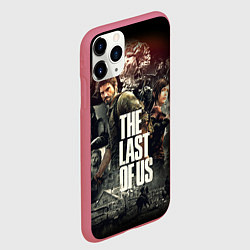 Чехол iPhone 11 Pro матовый THE LAST OF US ЩЕЛКУНЫ, цвет: 3D-малиновый — фото 2