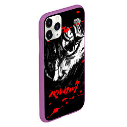 Чехол iPhone 11 Pro матовый ГАТС БЕРСЕРК BERSERK, цвет: 3D-фиолетовый — фото 2