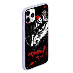 Чехол iPhone 11 Pro матовый ГАТС БЕРСЕРК BERSERK, цвет: 3D-светло-сиреневый — фото 2