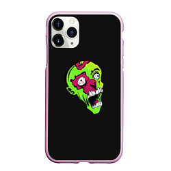 Чехол iPhone 11 Pro матовый Undead Cartoon Style, цвет: 3D-розовый