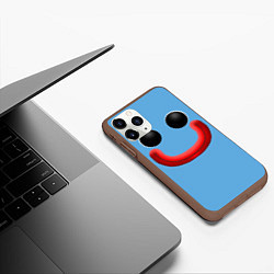 Чехол iPhone 11 Pro матовый Huggy Waggy smile, цвет: 3D-коричневый — фото 2