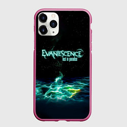 Чехол iPhone 11 Pro матовый Evanescence lost in paradise, цвет: 3D-малиновый