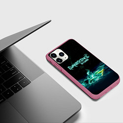 Чехол iPhone 11 Pro матовый Evanescence lost in paradise, цвет: 3D-малиновый — фото 2