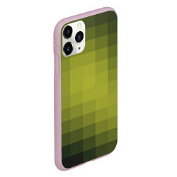 Чехол iPhone 11 Pro матовый Милитари мозаика, цвет: 3D-розовый — фото 2