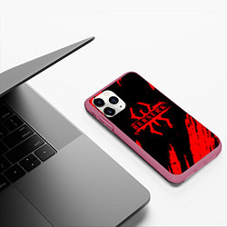 Чехол iPhone 11 Pro матовый Берсерк - Berserk, цвет: 3D-малиновый — фото 2