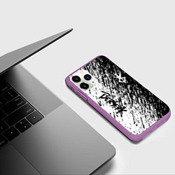 Чехол iPhone 11 Pro матовый Anime Berserk, цвет: 3D-фиолетовый — фото 2