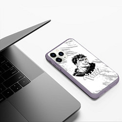 Чехол iPhone 11 Pro матовый БЕРСЕРК ИЛЛЮСТРАЦИЯ BERSERK, цвет: 3D-серый — фото 2