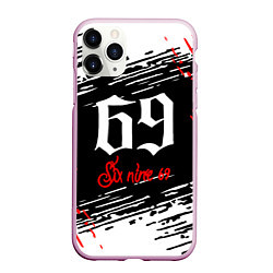 Чехол iPhone 11 Pro матовый 6IX9INE 69,, цвет: 3D-розовый
