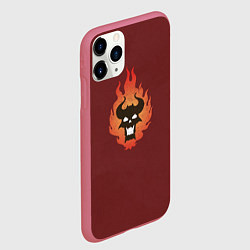 Чехол iPhone 11 Pro матовый Несущие слово после Ереси цвет легиона, цвет: 3D-малиновый — фото 2