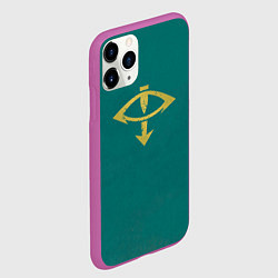 Чехол iPhone 11 Pro матовый Сыны Хоруса цвет легиона, цвет: 3D-фиолетовый — фото 2
