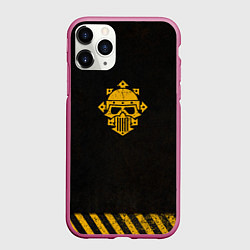 Чехол iPhone 11 Pro матовый Железные Воины после Ереси цвет легиона, цвет: 3D-малиновый