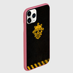 Чехол iPhone 11 Pro матовый Железные Воины после Ереси цвет легиона, цвет: 3D-малиновый — фото 2