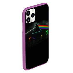 Чехол iPhone 11 Pro матовый ПИНК ФЛОЙД PINK FLOYD LOGO, цвет: 3D-фиолетовый — фото 2