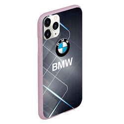 Чехол iPhone 11 Pro матовый BMW Logo, цвет: 3D-розовый — фото 2