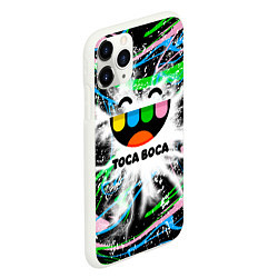 Чехол iPhone 11 Pro матовый Toca Boca: Весельчак, цвет: 3D-белый — фото 2