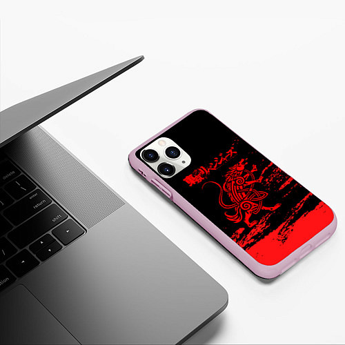 Чехол iPhone 11 Pro матовый Токийские мстители: Вальгалла / 3D-Розовый – фото 3
