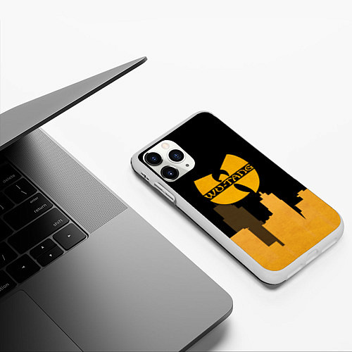 Чехол iPhone 11 Pro матовый WU-TANG CLAN CITY / 3D-Белый – фото 3