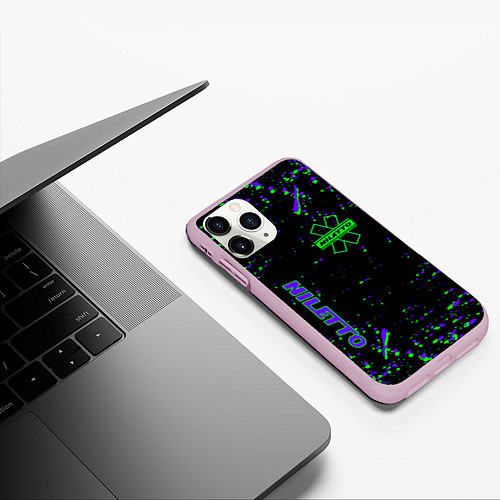 Чехол iPhone 11 Pro матовый NILETTO ЛЮБИМКА / 3D-Розовый – фото 3