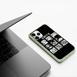 Чехол iPhone 11 Pro матовый Чифуя Матсуно хронология Токийские мстители, цвет: 3D-салатовый — фото 2