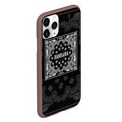 Чехол iPhone 11 Pro матовый Big Baby Tape x Kizaru: BANDANA, цвет: 3D-коричневый — фото 2