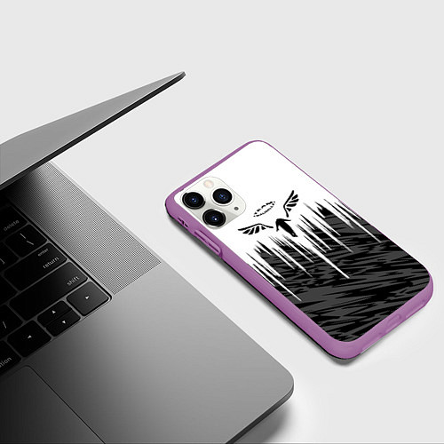 Чехол iPhone 11 Pro матовый Tokyo Revengers: Valhalla / 3D-Фиолетовый – фото 3