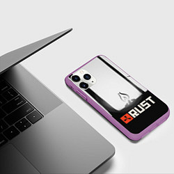 Чехол iPhone 11 Pro матовый Огонёк из Раста, цвет: 3D-фиолетовый — фото 2