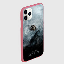 Чехол iPhone 11 Pro матовый Победа над драконом, цвет: 3D-малиновый — фото 2
