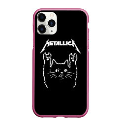 Чехол iPhone 11 Pro матовый Meowtallica