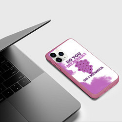 Чехол iPhone 11 Pro матовый А ты помнишь? Ох я помню Южный Парк, цвет: 3D-малиновый — фото 2