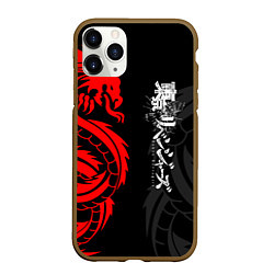 Чехол iPhone 11 Pro матовый Токийские Мстители: Красный дракон, цвет: 3D-коричневый