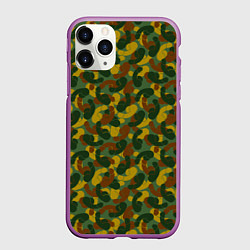 Чехол iPhone 11 Pro матовый Бесстыдник камуфляж, цвет: 3D-фиолетовый